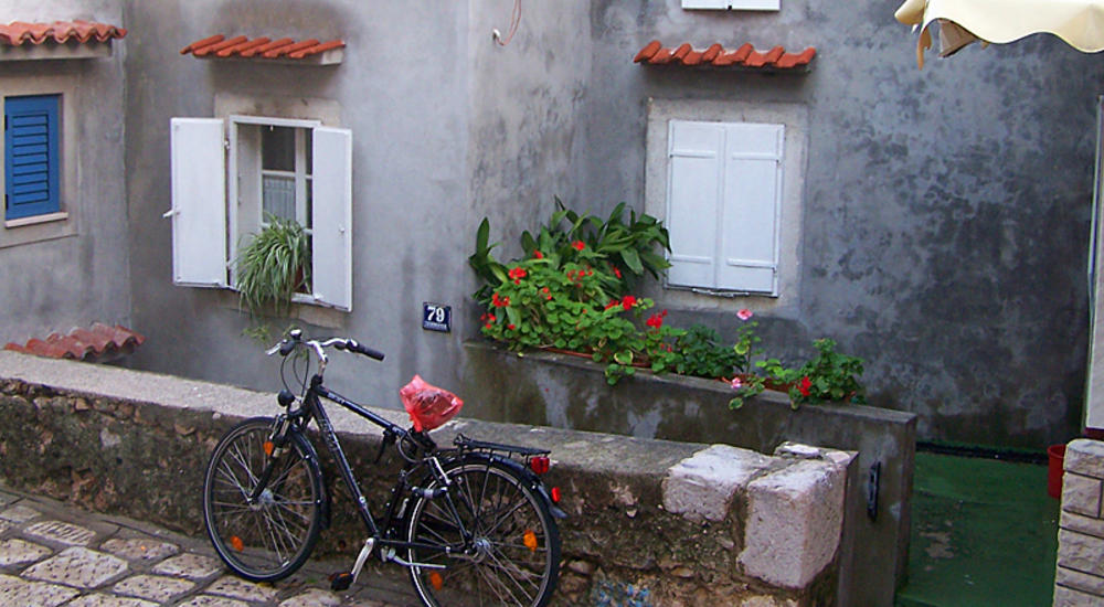 Facile tour in e-bicicletta in campagna a Baška