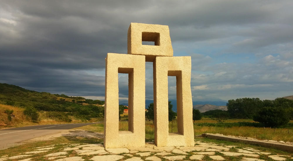 Facile tour in e-bicicletta in campagna a Baška