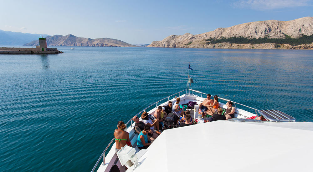 Boat tour to Island of Rab and fiord Zavratnica