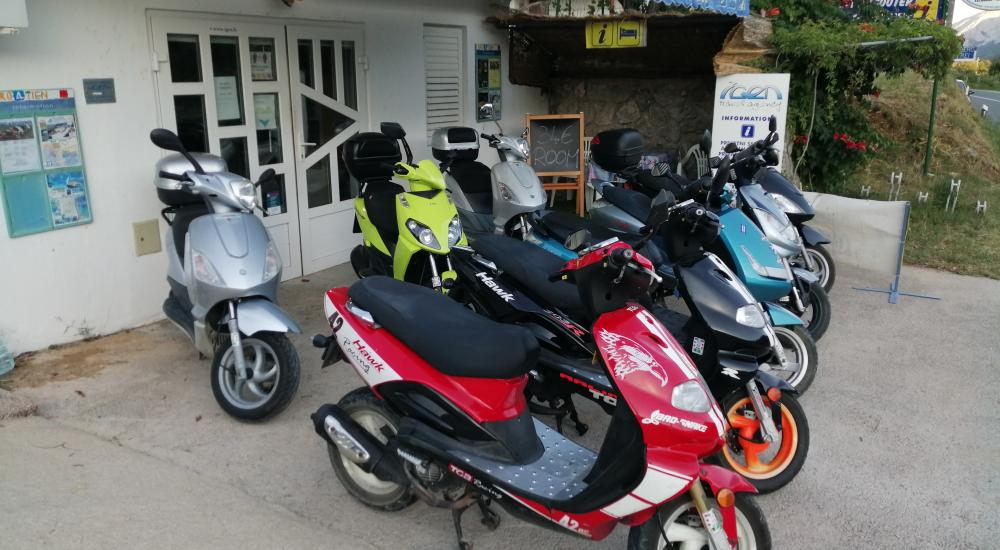 Scooter rental in Baška