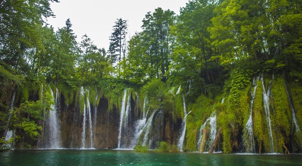 Plitvice Lakes from the Island of Krk