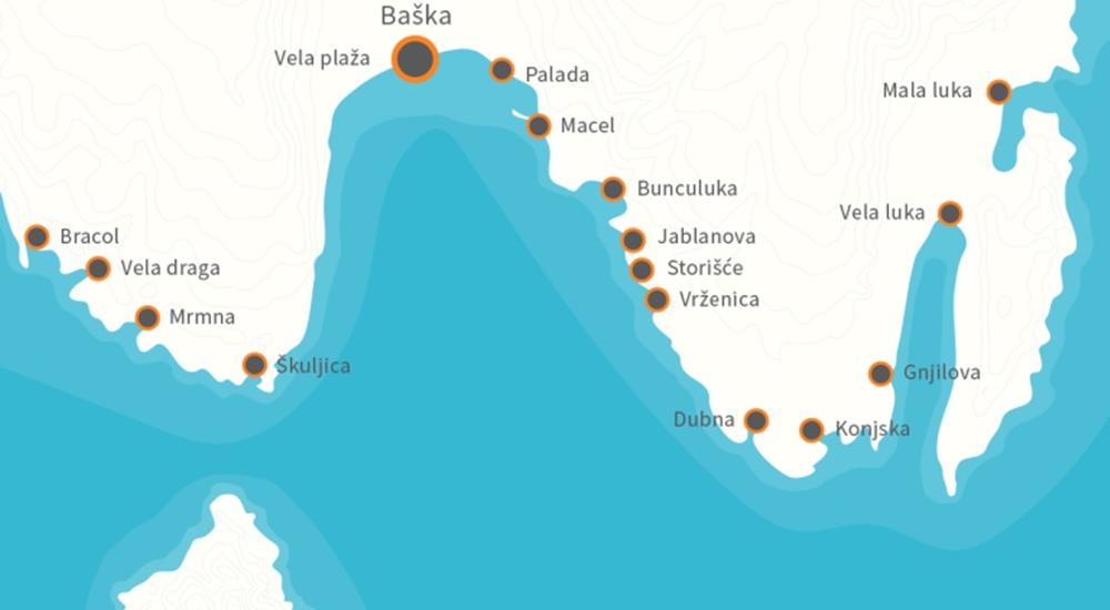 Schwimm und Schnorcheltour zum Strand von Vela Luka