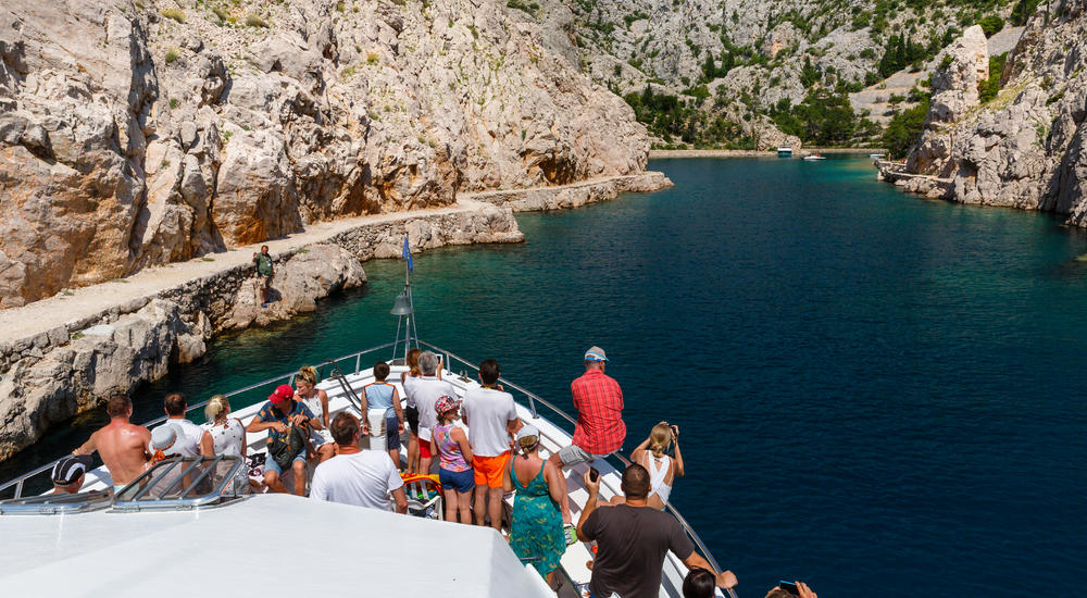 Boat tour to Island of Rab and fiord Zavratnica