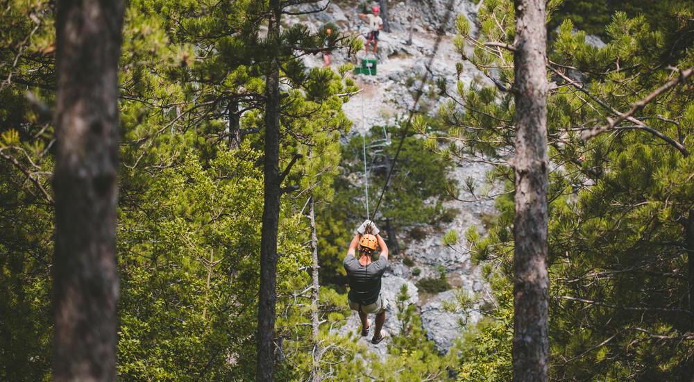 Zipline - šetnja među krošnjama u 7 dužina