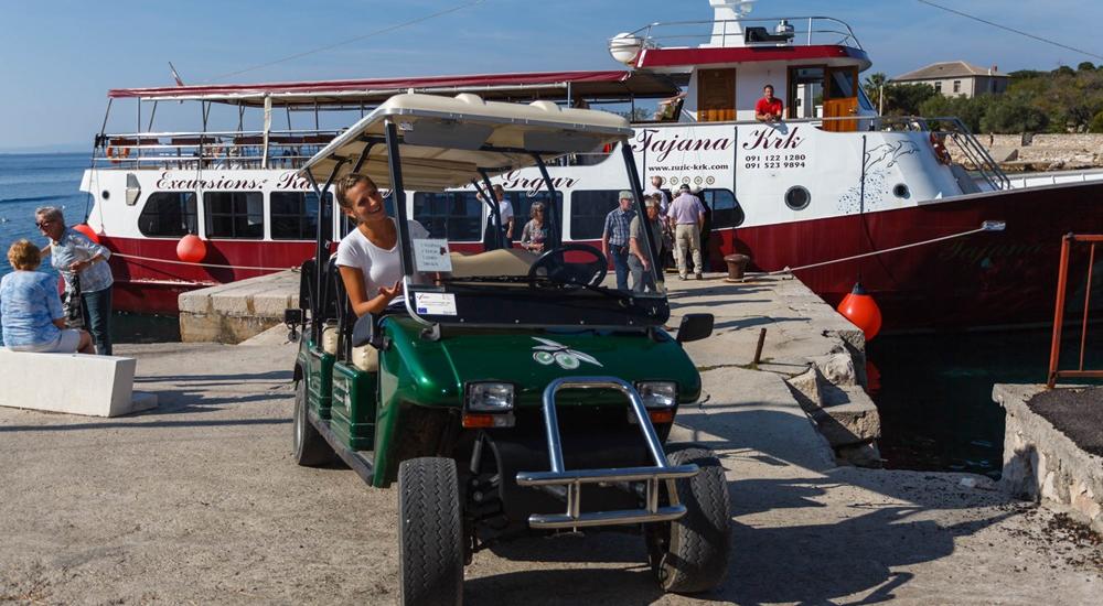 Boat trip to the islands of Rab and Pag from the city of Krk