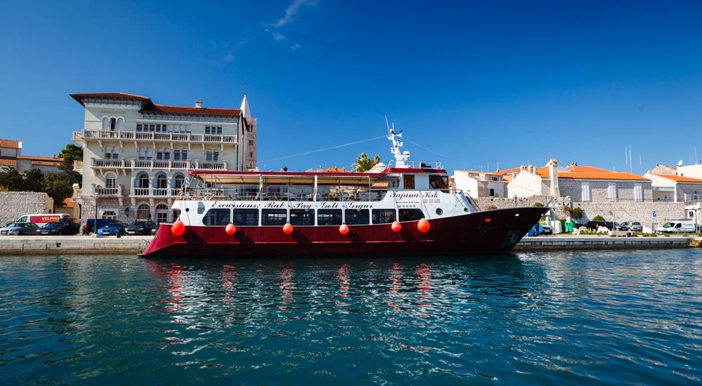 Boat trip to the islands of Rab and Pag from the city of Krk