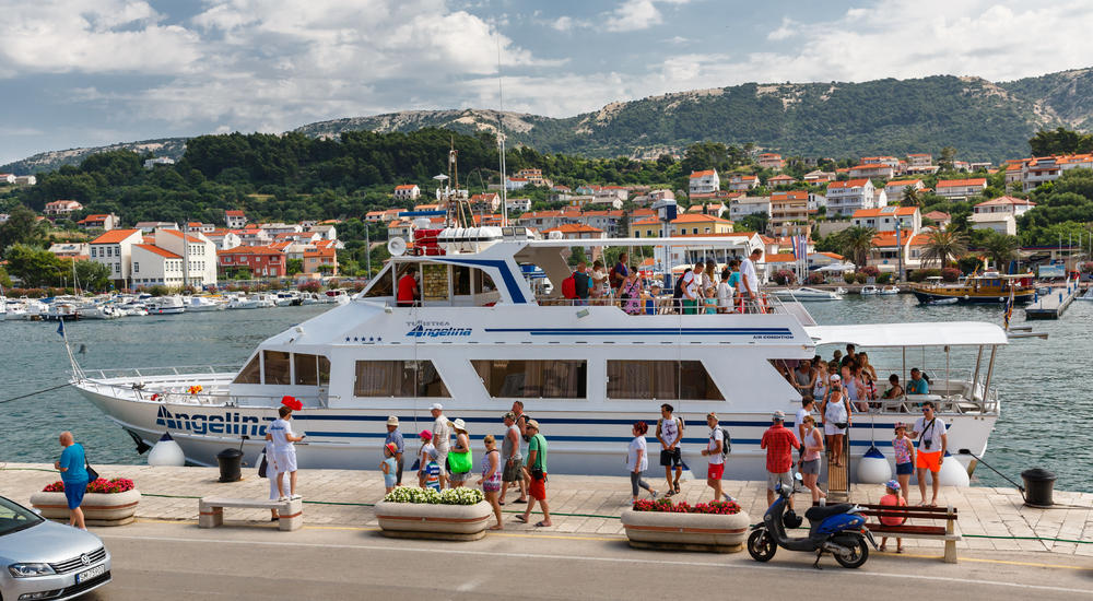 Bootstour auf der Insel Rab und fjord Zavratnica