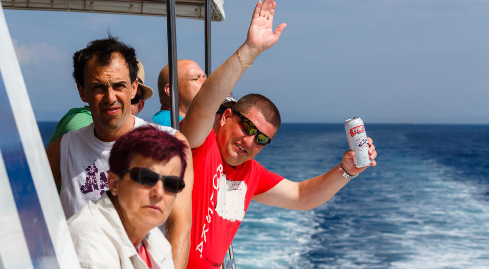 Bootstour auf der Insel Rab und fjord Zavratnica