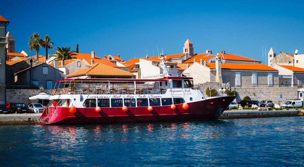 Boat trip to the islands of Rab and Pag from the city of Krk