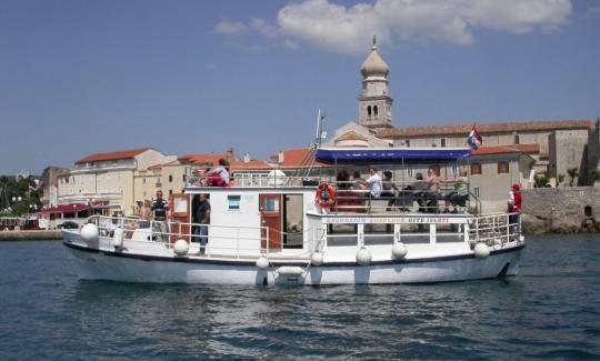 Panoramic boat ride along 4 islands from the city of Krk
