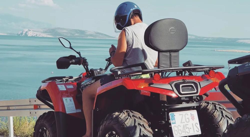 Rent a quad in Baška