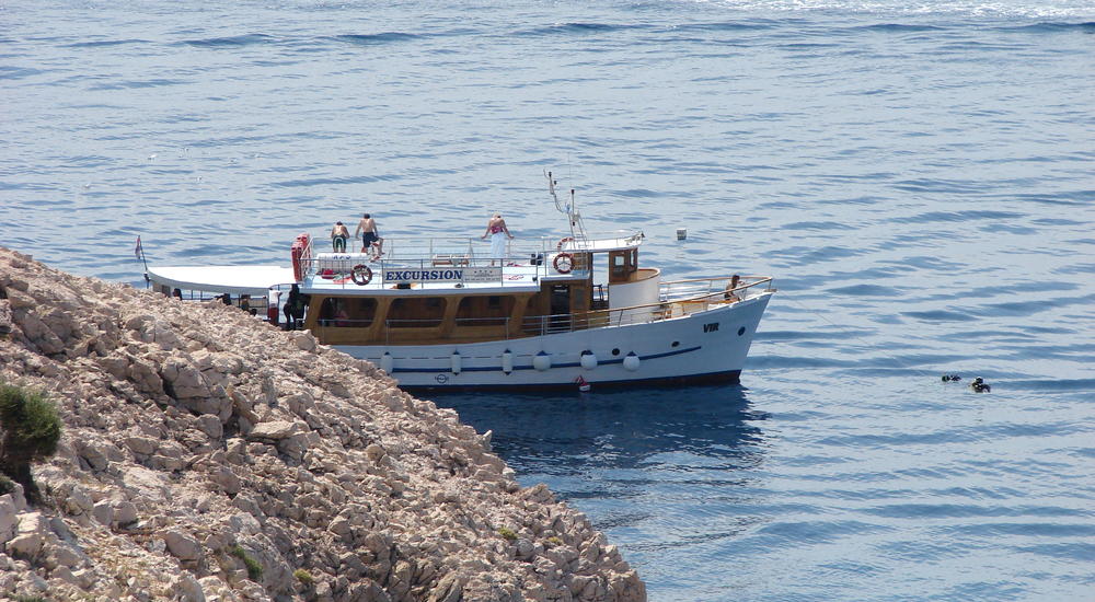 Rab from to otok tour private goli boat Goli Otok