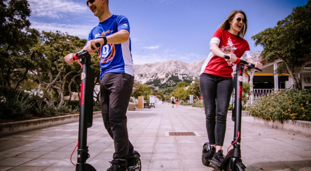 Noleggio di scooter elettrici a Baška